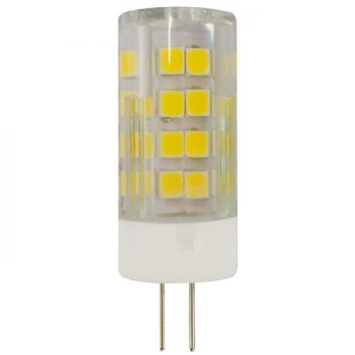 Лампа светодиодная ЭРА G4 5W 4000K прозрачная LED JC-5W-220V-CER-840-G4 Б0027858