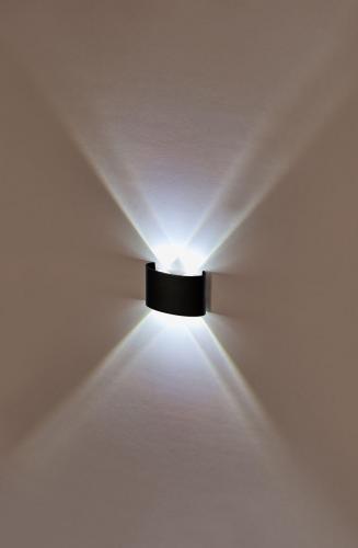 Настенный светодиодный светильник IMEX Cross IL.0014.0001-4 BK фото 3