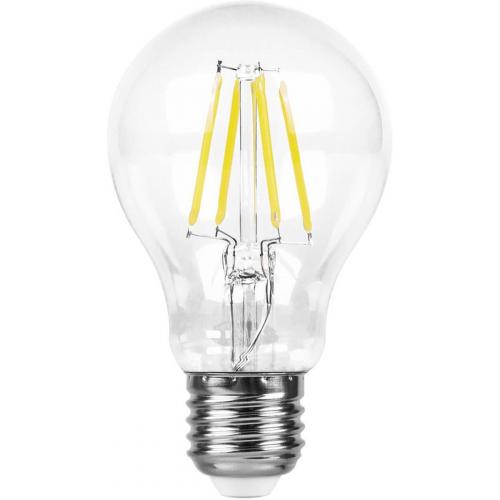 Лампа светодиодная филаментная Feron E27 7W 2700K Шар Прозрачная LB-57 25569 фото 2