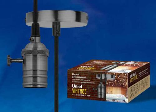 Подвесной светильник Uniel DLC-V-S24K/E27 TS/1M/BL Pearl Black UL-00004501 фото 2