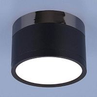 Потолочный светодиодный светильник Elektrostandard DLR029 10W 4200K черный матовый a040667