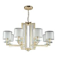 Подвесная люстра Crystal Lux Nicolas SP-PL8 Gold/White