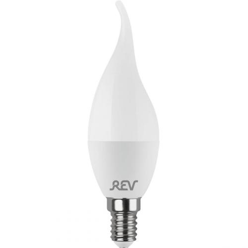 Лампа светодиодная REV FC37 Е14 5W 4000K нейтральный белый свет свеча на ветру 32513 0 фото 2