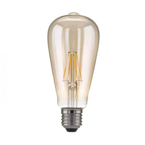 Лампа светодиодная филаментная Elektrostandard E27 6W 3300K прозрачная a048279