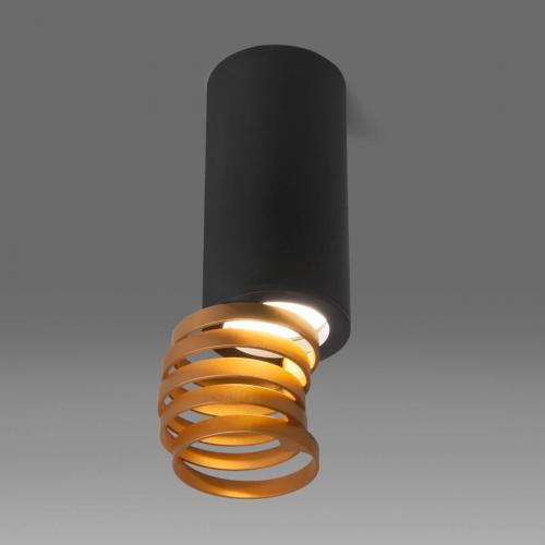 Потолочный светильник Elektrostandard DLN102 GU10 черный/золото a047747 фото 3