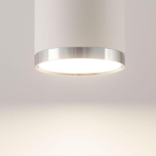 Потолочный светодиодный светильник Elektrostandard DLR024 6W 4200K белый матовый a039017 фото 2
