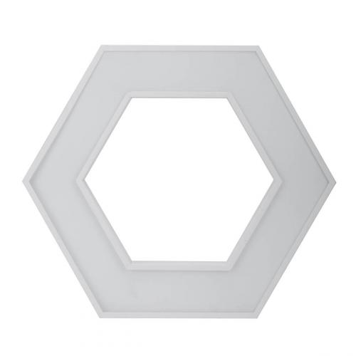 Подвесной светодиодный cветильник Geometria ЭРА Hexagon SPO-123-W-40K-045 45Вт 4000К белый Б0050554 фото 4