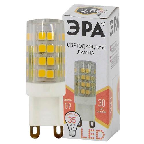 Лампа светодиодная ЭРА G9 3,5W 2700K прозрачная LED JCD-3,5W-CER-827-G9 Б0027861 фото 2