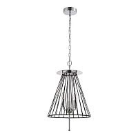 Подвесная люстра Crystal Lux Modesto SP3 Black/Chrome