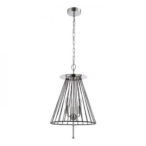 Подвесная люстра Crystal Lux Modesto SP3 Black/Chrome