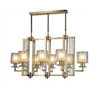 Подвесная люстра Lumina Deco Manhattan LDP 8012-8 PR F.GD