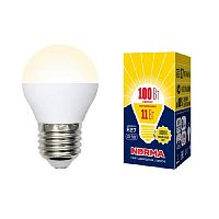 Лампа светодиодная E27 11W 3000K матовая LED-G45-11W/WW/E27/FR/NR UL-00003835