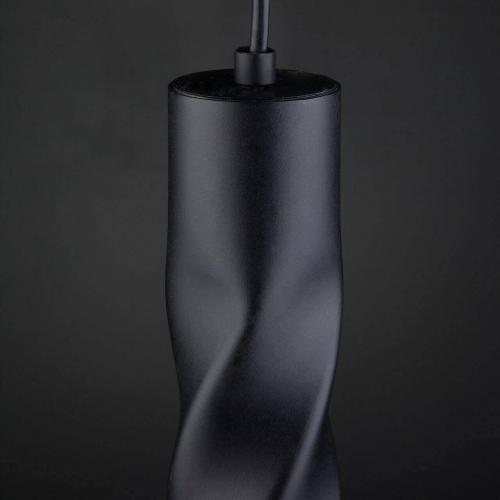 Подвесной светодиодный светильник Eurosvet Scroll 50136/1 LED черный фото 4