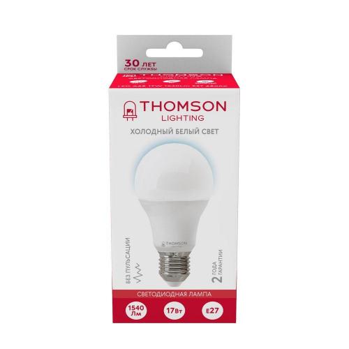 Лампа светодиодная Thomson E27 17W 6500K груша матовая TH-B2306 фото 3