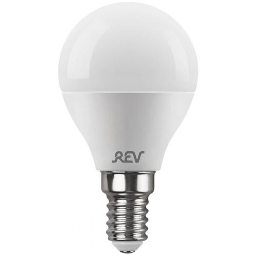 Лампа светодиодная REV G45 Е14 9W 4000K нейтральный белый свет шар 32407 2 фото 2