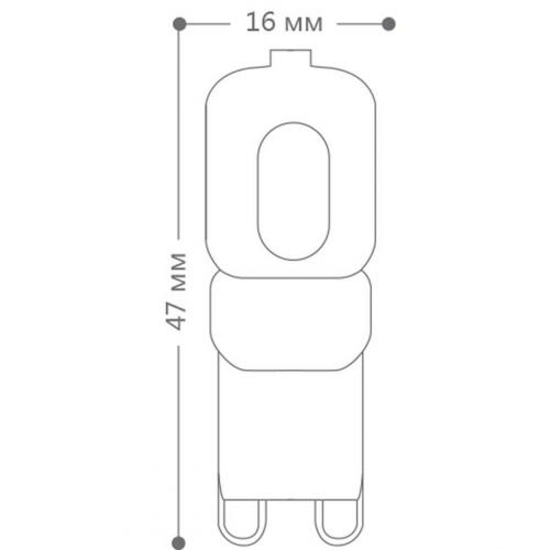 Лампа светодиодная Feron G9 5W 2700K Прямосторонняя Матовая LB-430 25636 фото 3