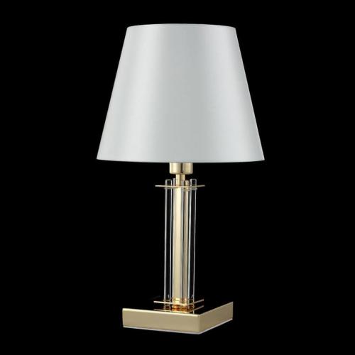 Настольная лампа Crystal Lux Nicolas LG1 Gold/White фото 3