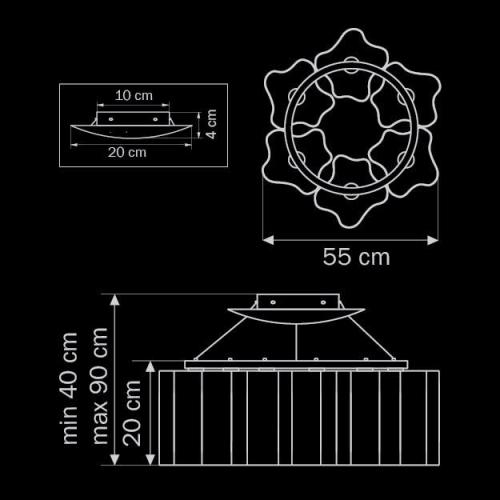 Подвесная люстра Lightstar Nubi 802160 фото 2