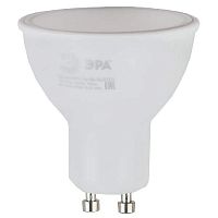 Лампа светодиодная ЭРА GU10 5W 2700K матовая ECO LED MR16-5W-827-GU10 Б0019062
