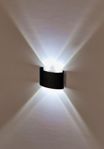 Настенный светодиодный светильник IMEX Cross IL.0014.0001-4 BK фото 4