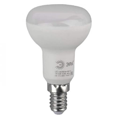 Лампа светодиодная ЭРА E14 6W 4000K матовая LED R50-6W-840-E14 Б0020556