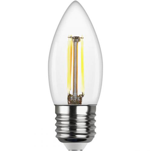 Лампа светодиодная филаментная REV C37 E27 7W DECO Premium теплый свет свеча 32425 6 фото 2