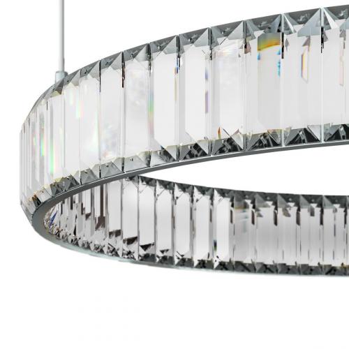 Подвесной светодиодный светильник Loft IT Crystal ring 10135/800 Chrome фото 2