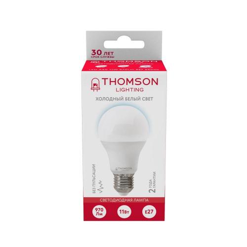 Лампа светодиодная Thomson E27 11W 6500K груша матовая TH-B2303 фото 3