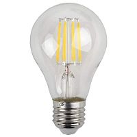 Лампа светодиодная филаментная ЭРА E27 9W 2700K прозрачная F-LED A60-9W-827-E27 Б0043433